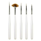 Nail Art Sable Brush Set - 5 Piece