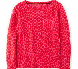 Animal Print Top, Mid Pink Abstract