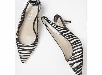 Chelsea Slingbacks, Zebra,Blue Party Floral