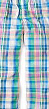 Boden Cotton Poplin Pull-ons, Ecru Check 34495564