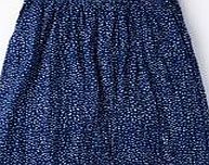 Boden Crinkle Holiday Skirt, Navy Square Spot 34169805