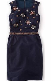 Embellished Floral Dress, Blue,Green 34318352