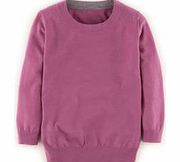 Merino Crew Neck Jumper, Purple,Yellow 34259457