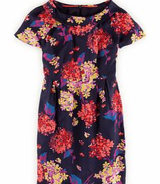 Roll Collar Dress, Navy Statement Floral 34305078