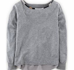 Silk Back Jumper, Grey 34461780