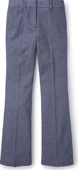 Boden, 1669[^]34686188 Slim Bootcut Trouser Blue Boden, Blue 34686188