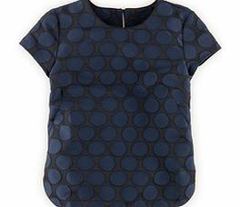 Spot Jacquard Top, Blue 34312926