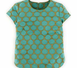 Spot Jacquard Top, Blue 34313106