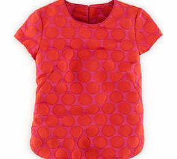 Spot Jacquard Top, Orange 34313015