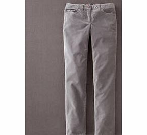 Boden Straightleg Velvet Trouser, Grey,Carmine 33701459