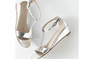 T-Bar Wedge Sandal, Silver,Bright