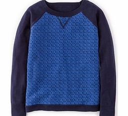 Woven Front Jumper, Blue 34462226