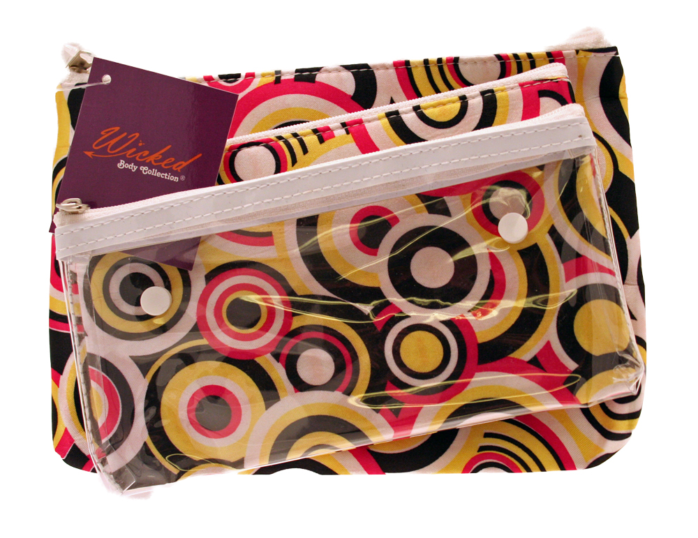 Funky Cosmetic Bag Trio