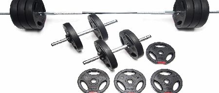 47Kg Tri-Grip Vinyl Weight Set