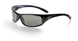 RATTLER BLACK FRAME - POLARIZED SMOKE LENS