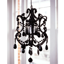 Black Crystal Lolitta Chandelier