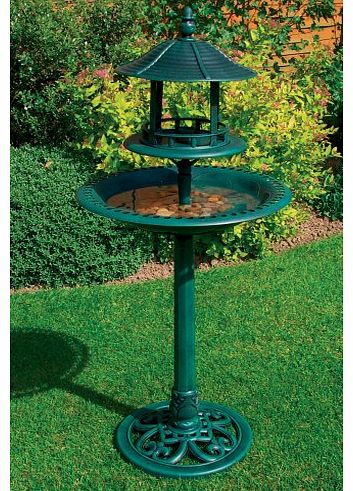 Bonnington Plastics Kingfisher BB01 Ornamental Bird Bath and Table