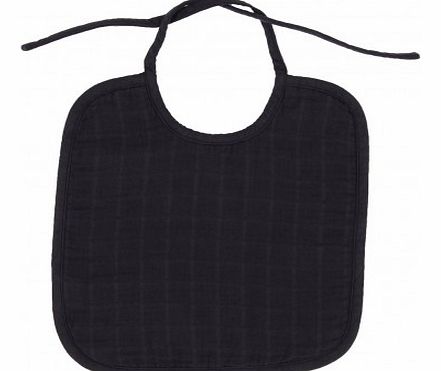 Blue Black Bib Slate grey `One size