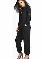 Boutique Mila Multi Pocket Utility Jumpsuit -