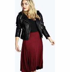 boohoo Emilia Full Circle Skirt - wine pzz98723