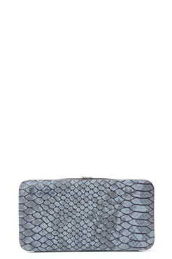 Lexi Faux Crocodile Print Purse Female