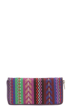 Milly Multi Aztec Zip Around Purse Female