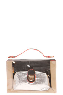 Penelope Transparent Satchel Bag Female