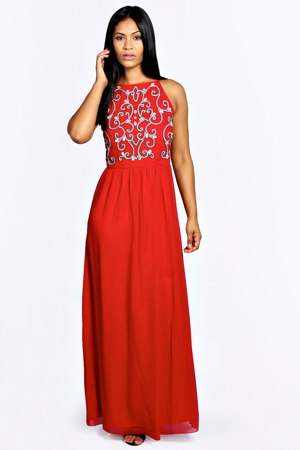 Scarlett Heavy Embellished Woven Maxi
