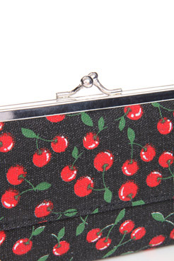 Sorena Cherry Print Purse