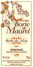 Cuvee Belle de Nuit Grenache 1999- 75 Cl