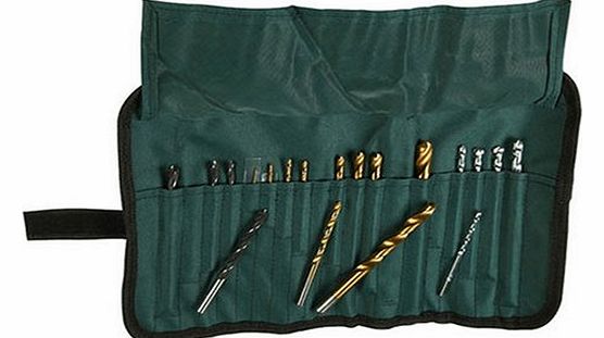 19 Piece Drill Bit Wrap