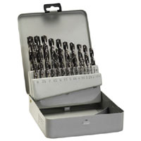 25 Piece Set In Metal Box Metal Drill Bits - Hss-G