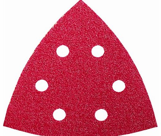 2609256A48 Set of 5 Abrasive Pads for Delta Sanders Diameter 93 mm 6 Holes Grain 40