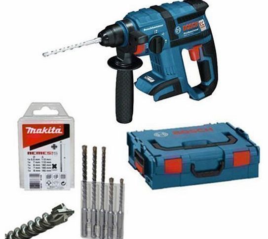  Cordless Impact Drill Hammer Drill GBH 18 V-EC / CLIC & GO+MAKITA SDS-PLUS NEMESIS Drill Set