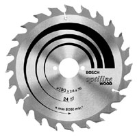 Bosch Circular Saw Blade Optiline Wood 130 x 20 x 2.4 20 Z