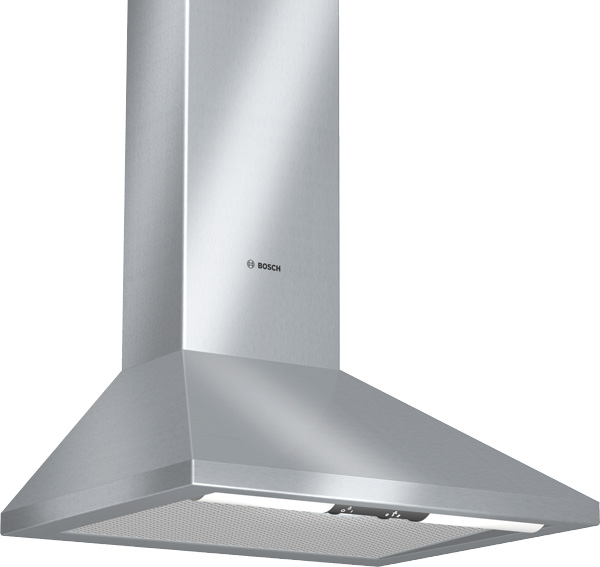 DWW061350B 60cm Chimney Hood in Brushed