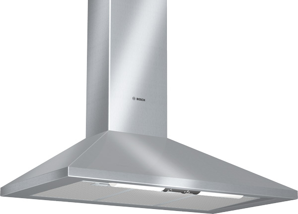 DWW091350B 90cm Chimney Hood in Brushed