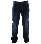 Dakota Blue Straight Leg Jeans - 32` Leg