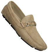 Drico Medium Beige Suede Loafers