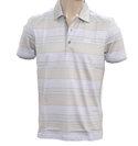 Hugo Boss Beige Stripe Polo Shirt (Patto)