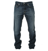 Hugo Boss Mid Blue Straight Leg Jeans (Scout 1)