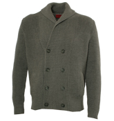 HUGO Grey Chunky Cardigan (Sabir)