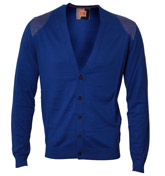 Royal Blue Button Fastening Cardigan (Abdir)