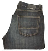 (Texas) Dark Straight Leg Jeans - 34`