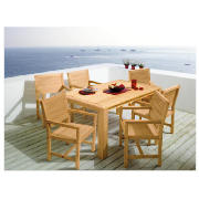 6 Seater Solid Wood Set FSC 160cm