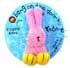 BANG ON THE DOOR RABBIT PLUSH CLAW HAIR CLIP