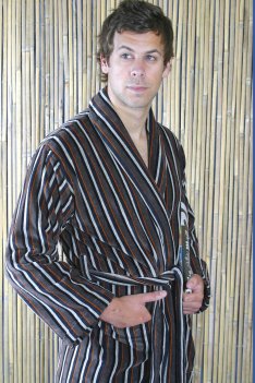 Minsk Shawl Collar Velour Dressing Gown