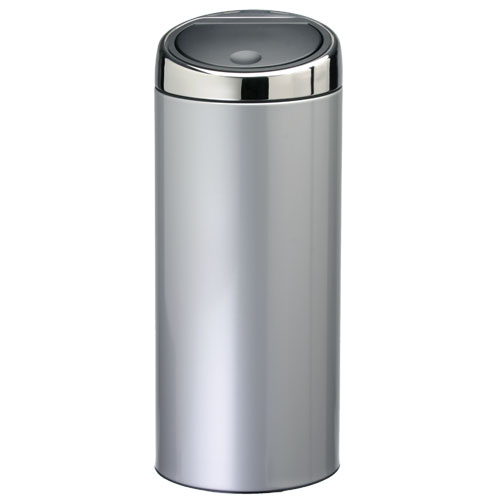 30L Touch Bin Metallic Grey