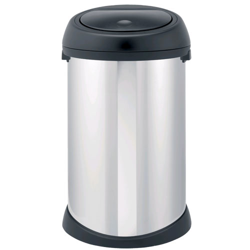 50L Brilliant Steel Touch Bin