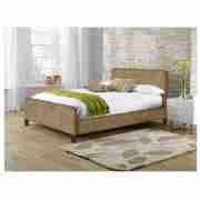 Double Bed, Sable & Silentnight Mattress